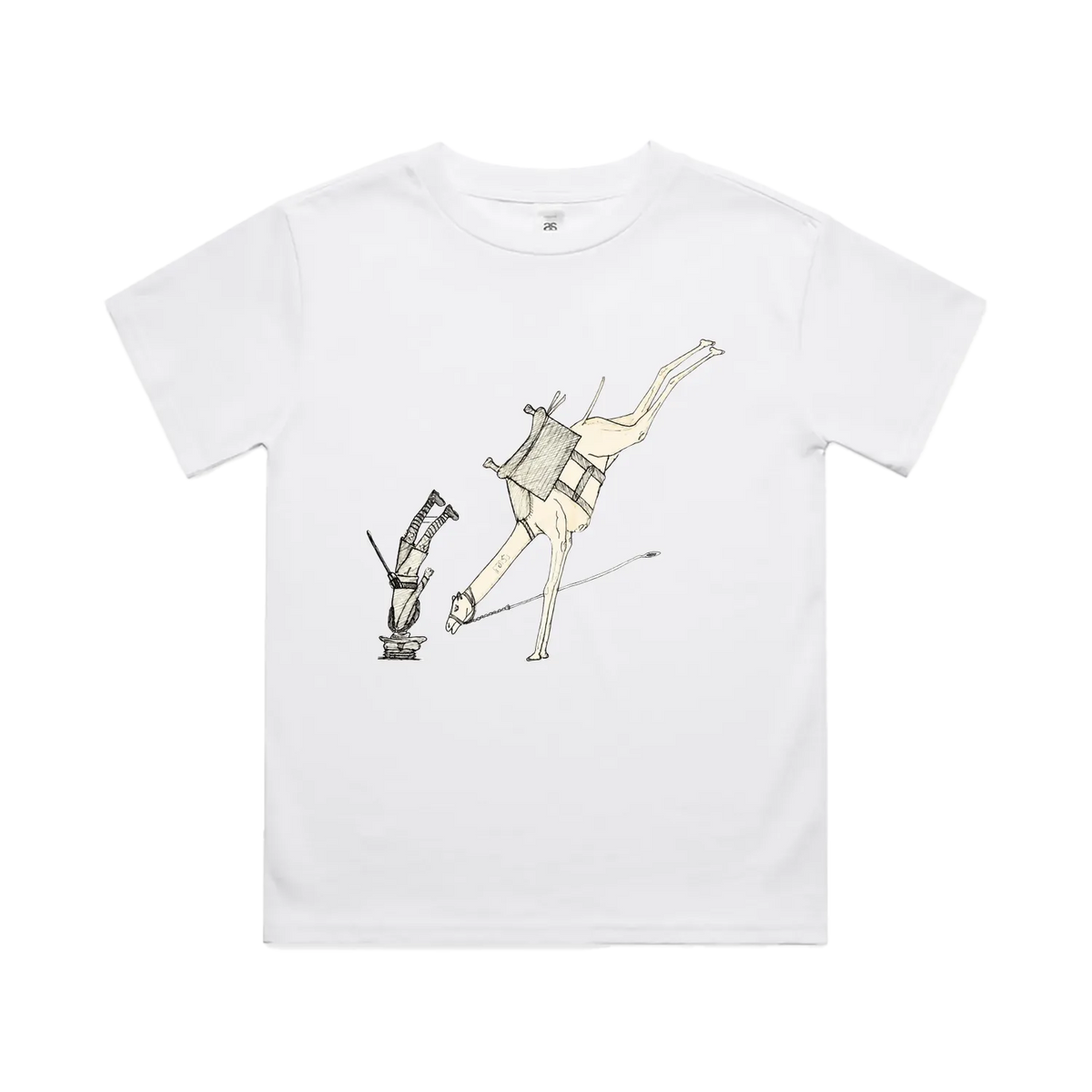 White front flat lay